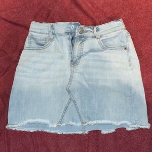 Light blue denim wash skirt good condition never worn